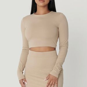 Emely Long Sleeve Crop Top